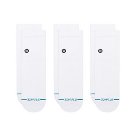 Icon Quarter: White (3 Pack)