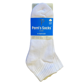 Sport: Comfort Cushion Quarter Crew (3-Pack) - 0