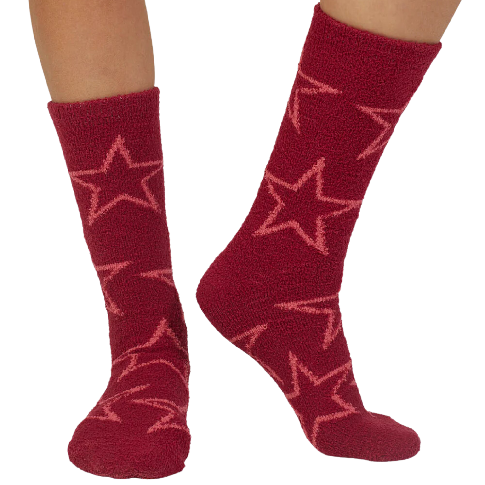 Buy elderberry-red Marjorie Fluffy Bed Socks (Women&#39;s)