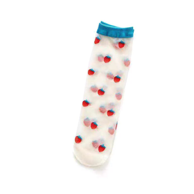 Sheer Fruit Stand Socks