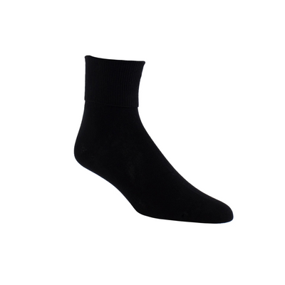 Classic Turn Cuff-Cotton Anklet (Women's)