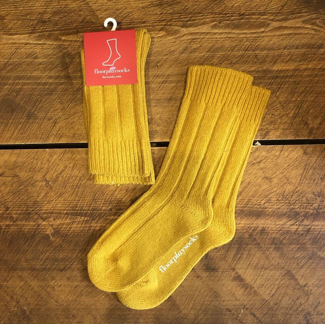 Buy mustard-yellow FPS Wool Boot Socks (Women&#39;s)