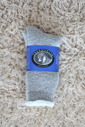 Merino/Mohair Socks - Grey