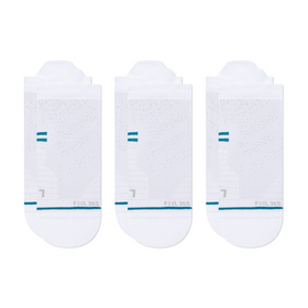 Run - Mid Cushion Tab - White (3 Pack)