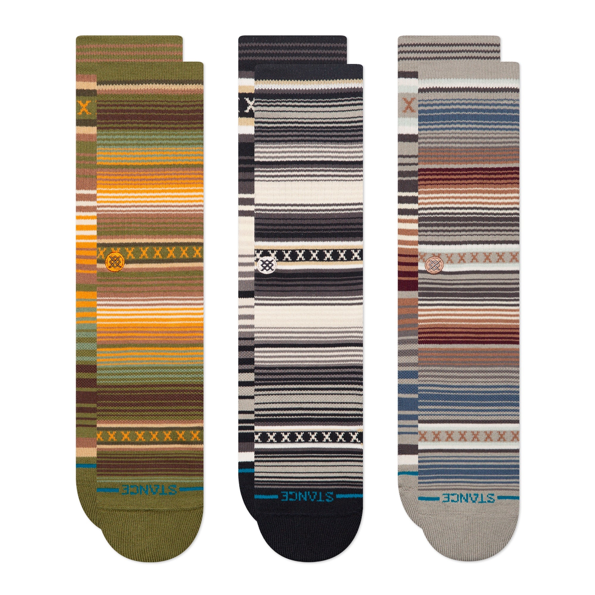 Curren Crew 3-Pack: Green