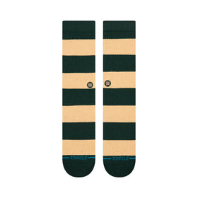 Nep Stripe Crew: Pine Green - 0