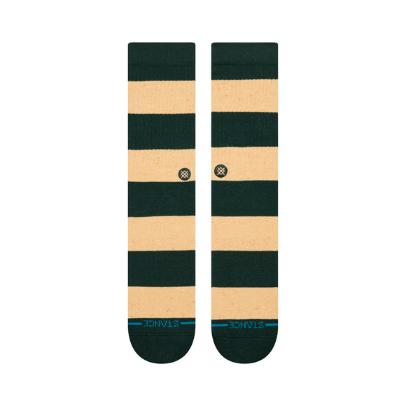 Nep Stripe Crew: Pine Green