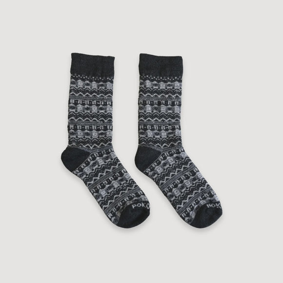 Thick Print Alpaca Socks L/XL