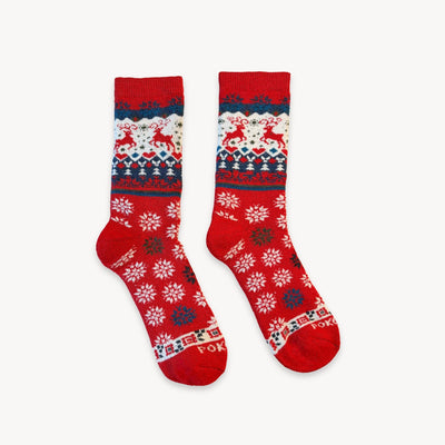 Thick Print Alpaca - Holiday