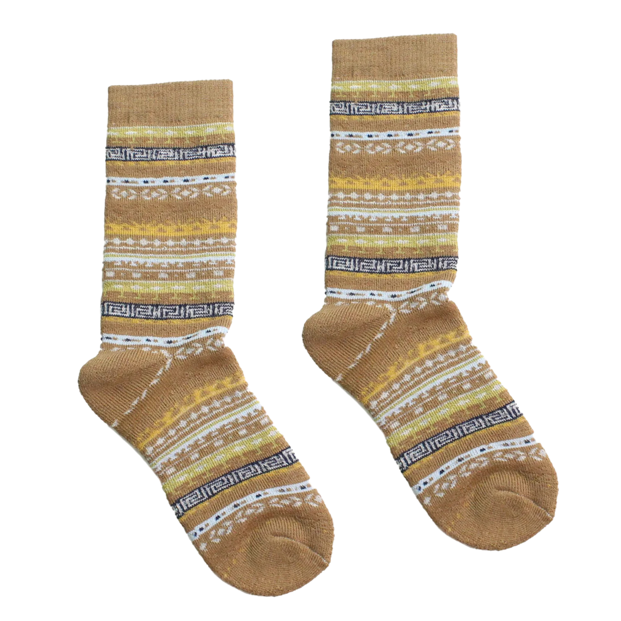 Alpaca Mocha Crew Socks