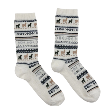 Alpaca Print Socks (Kid's)