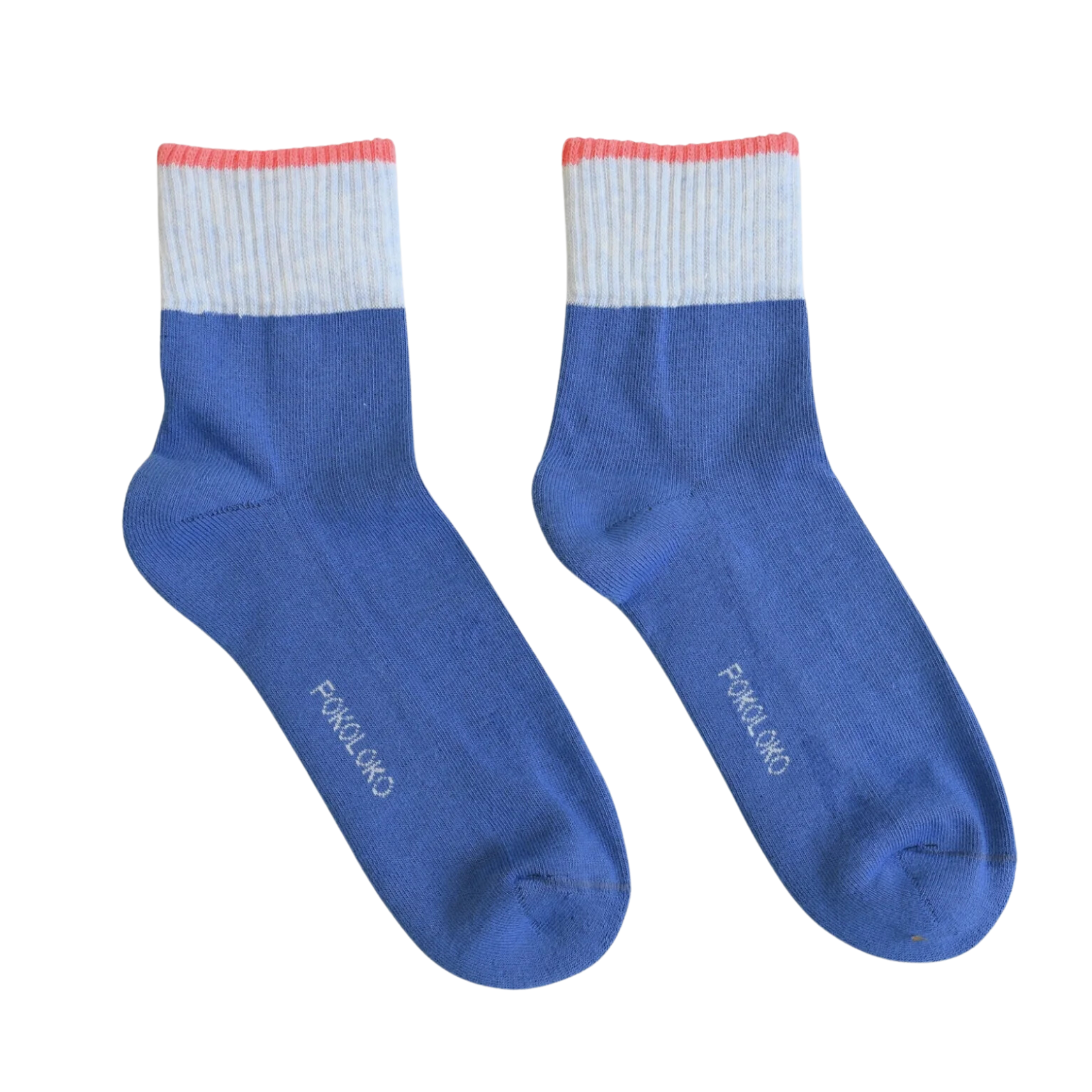 Buy freshwater-blue Block Pima Socks