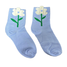 Buy blue-white-daisy Bloom Sock (Women&#39;s)