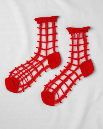 Buy red Sheer French Window