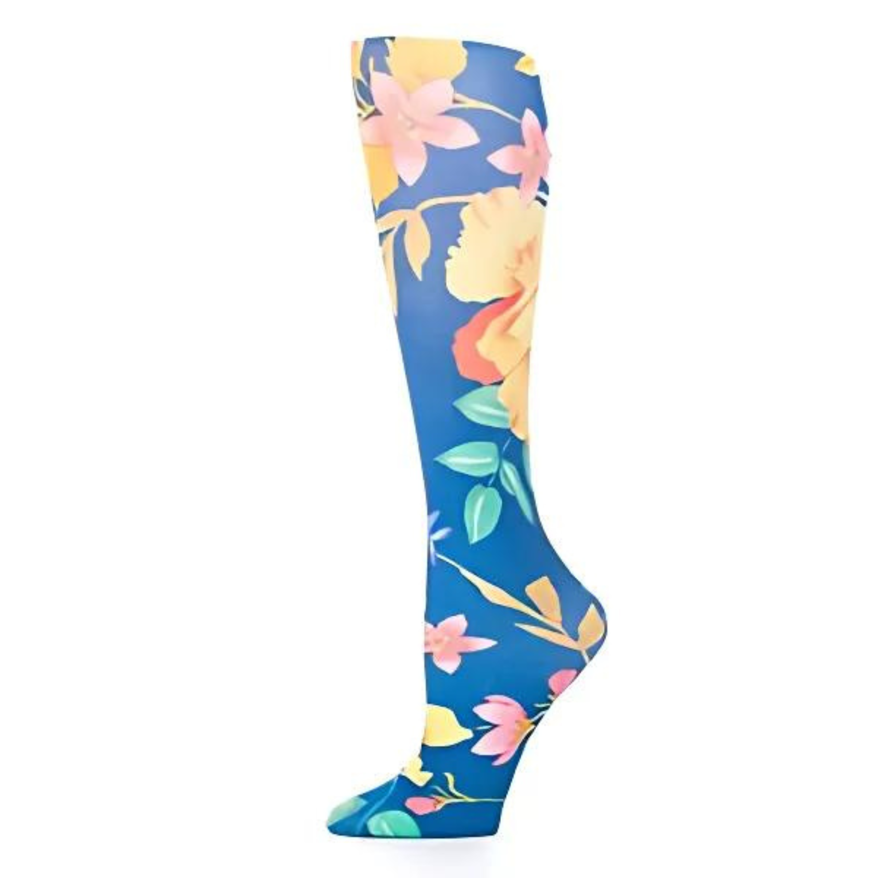 Navy Paradise Compression Socks