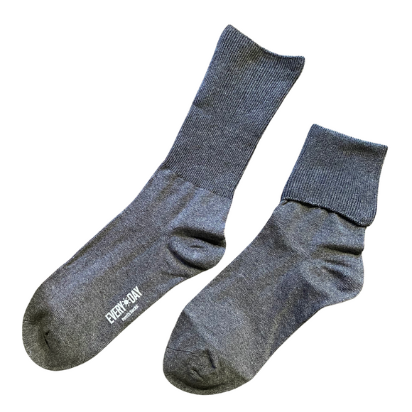 Classic Turn Cuff-Cotton Anklet (Women's)