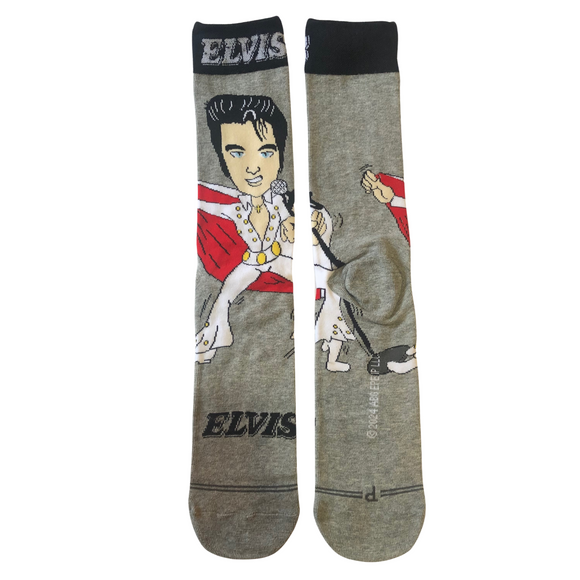 Elvis - White Suit Cartoon Crew