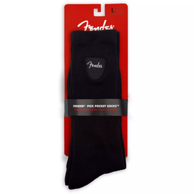 Fender Pick Pocket Socks: Black