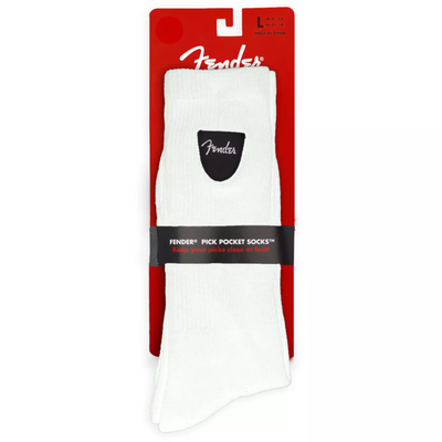 Feder Pick Pocket Socks - White
