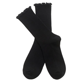 For the Frill Ribbed Crew (Women's)