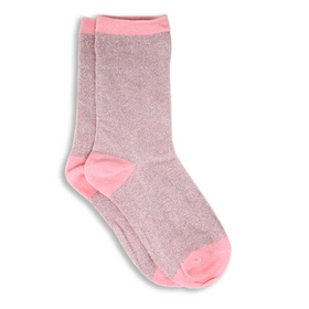 Buy rose Glitter Socks