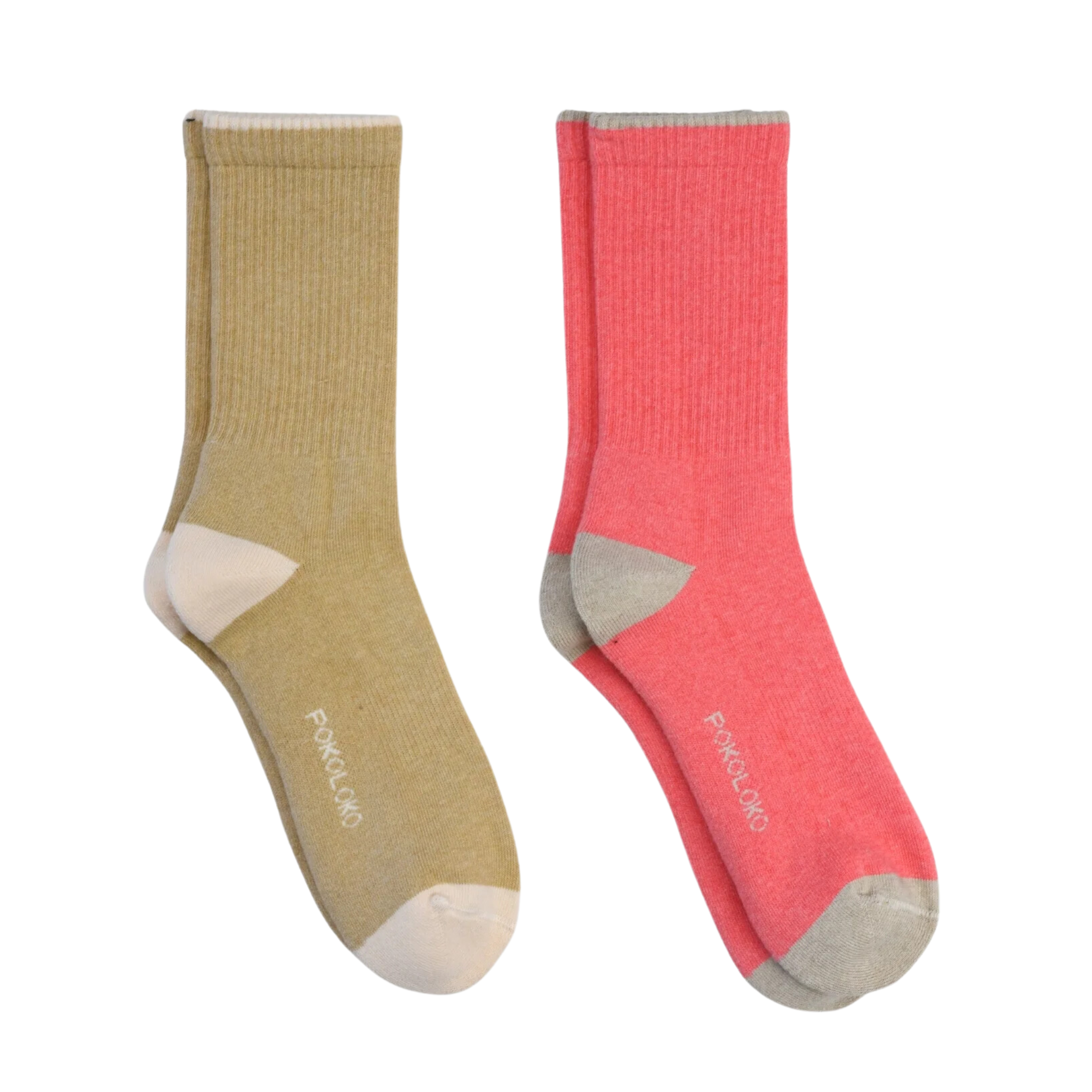 Buy caramel-and-bubblegum Heel Toe Crew: 2 Pack