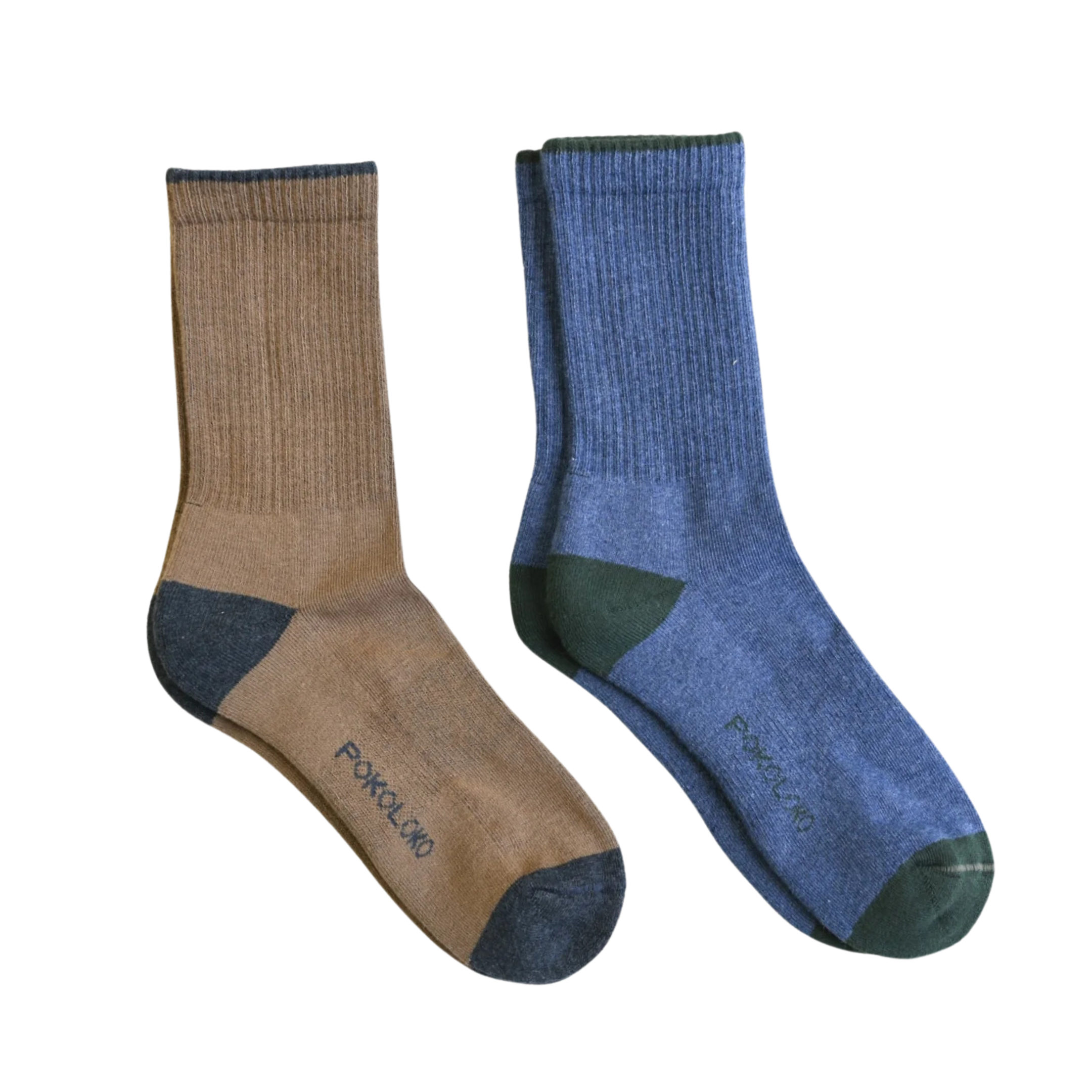 Buy naval-walnut Heel Toe Crew: 2 Pack