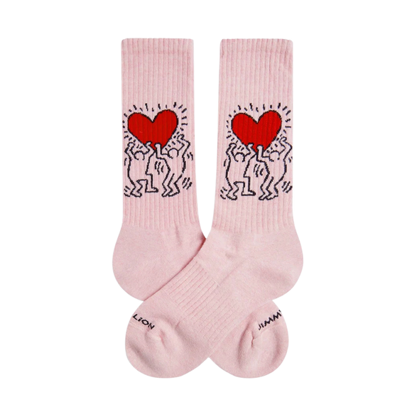 Athletic Keith Haring Heart Crew