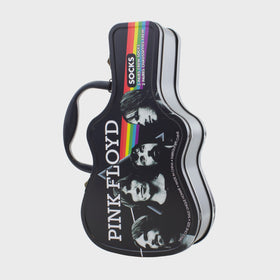 PINK FLOYD GUITAR TIN SOCK BOX, 3 PAIR