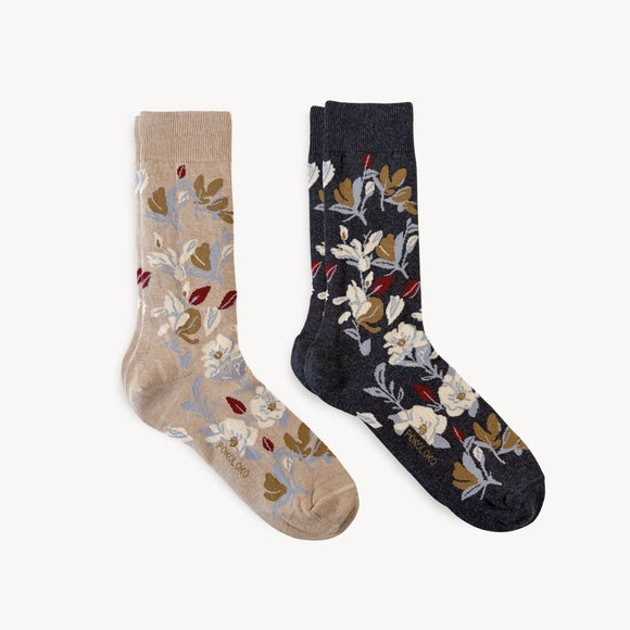 Floral Bouquet Pima Socks (2 Pack)