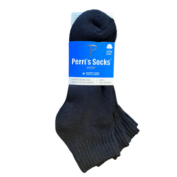 Sport: Comfort Cushion Quarter Crew (3-Pack)