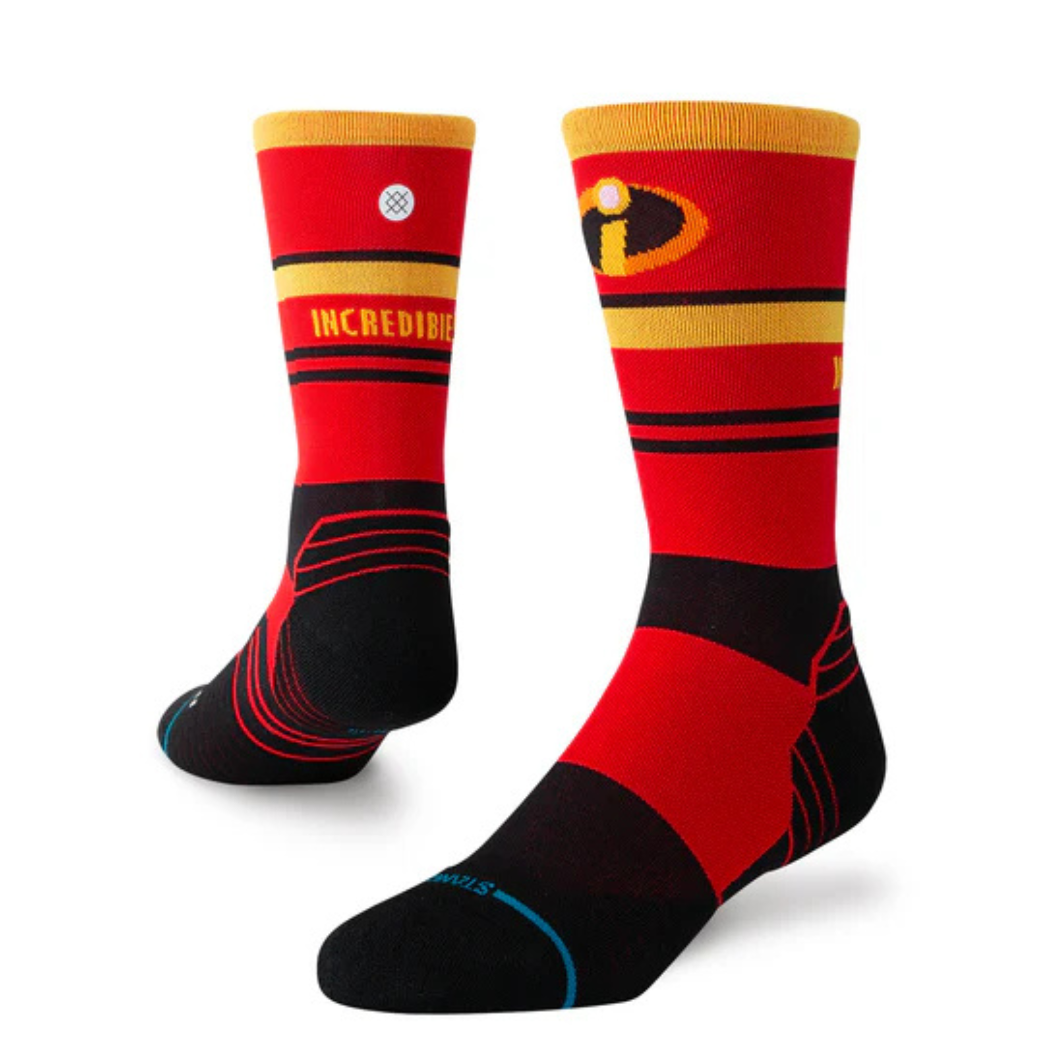 Run - Pixar Incredibles Light Crew Socks