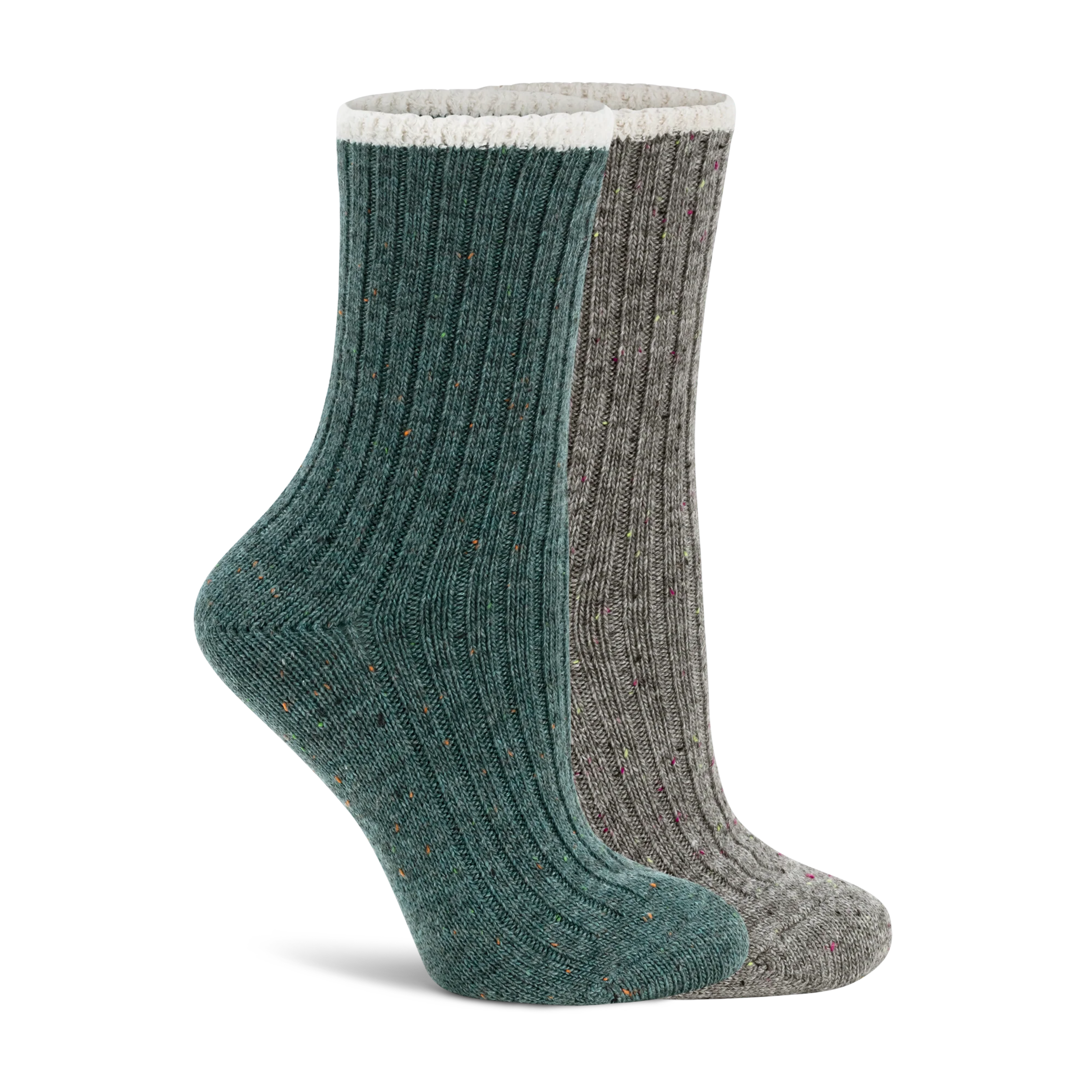 Buy aqua-grey Dorchester Cottage Boot Socks - 2 Pack (Women&#39;s)