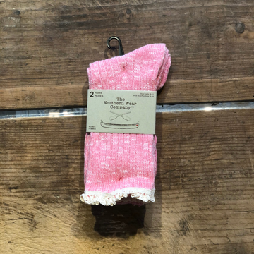 Buy pink-heather Lacey Everyday Cotton - 2 Pack