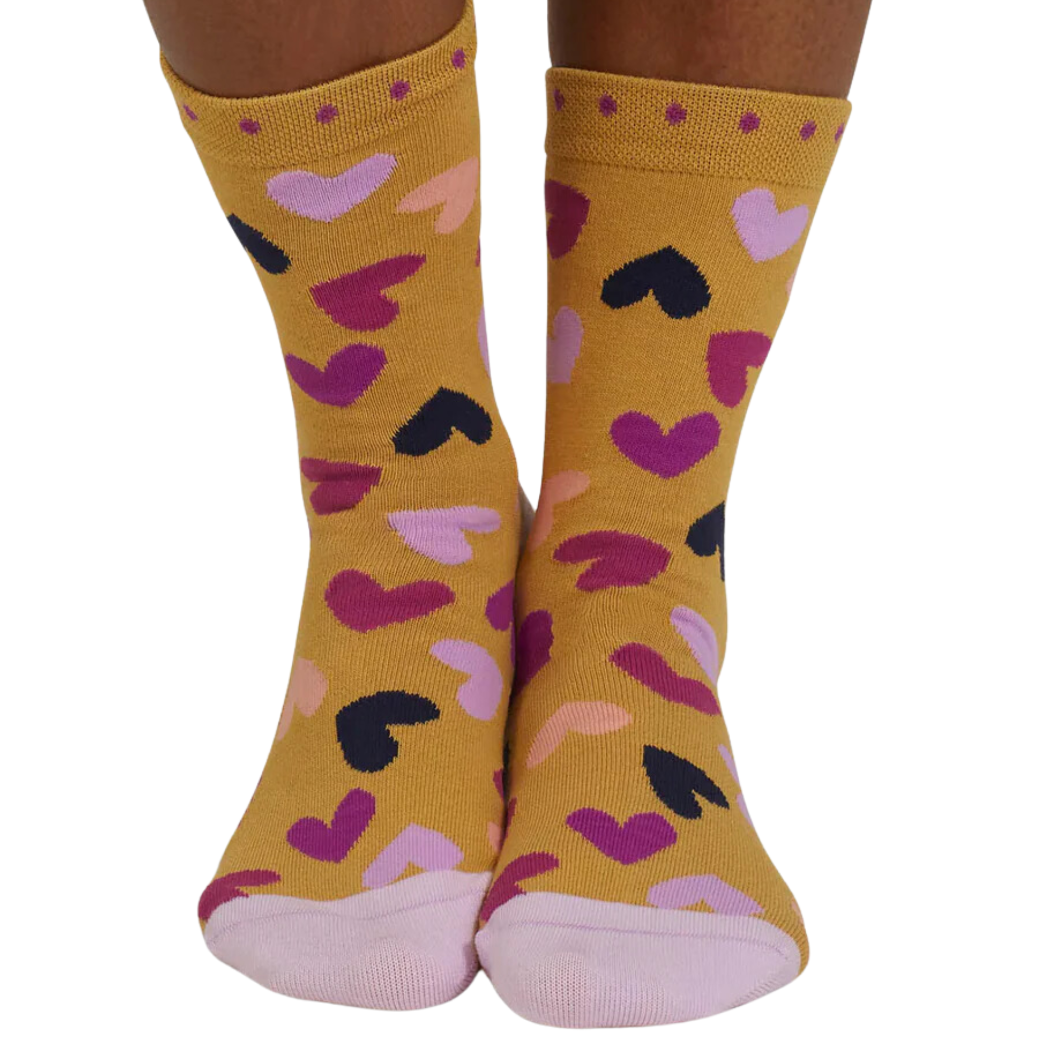 Buy cumin-yellow Tyas Heart Sock (Women&#39;s)