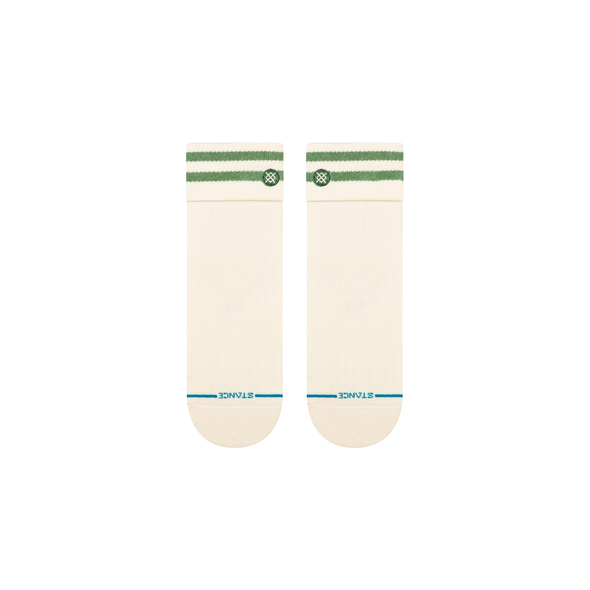 Roll Cuff Quarter: Green (Women's) - 0