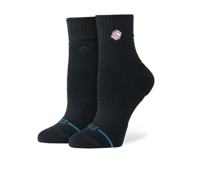 Womens' Dicey Waffle Quarter Crew