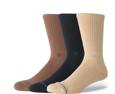 Icon Crew: Tan (3 Pack)