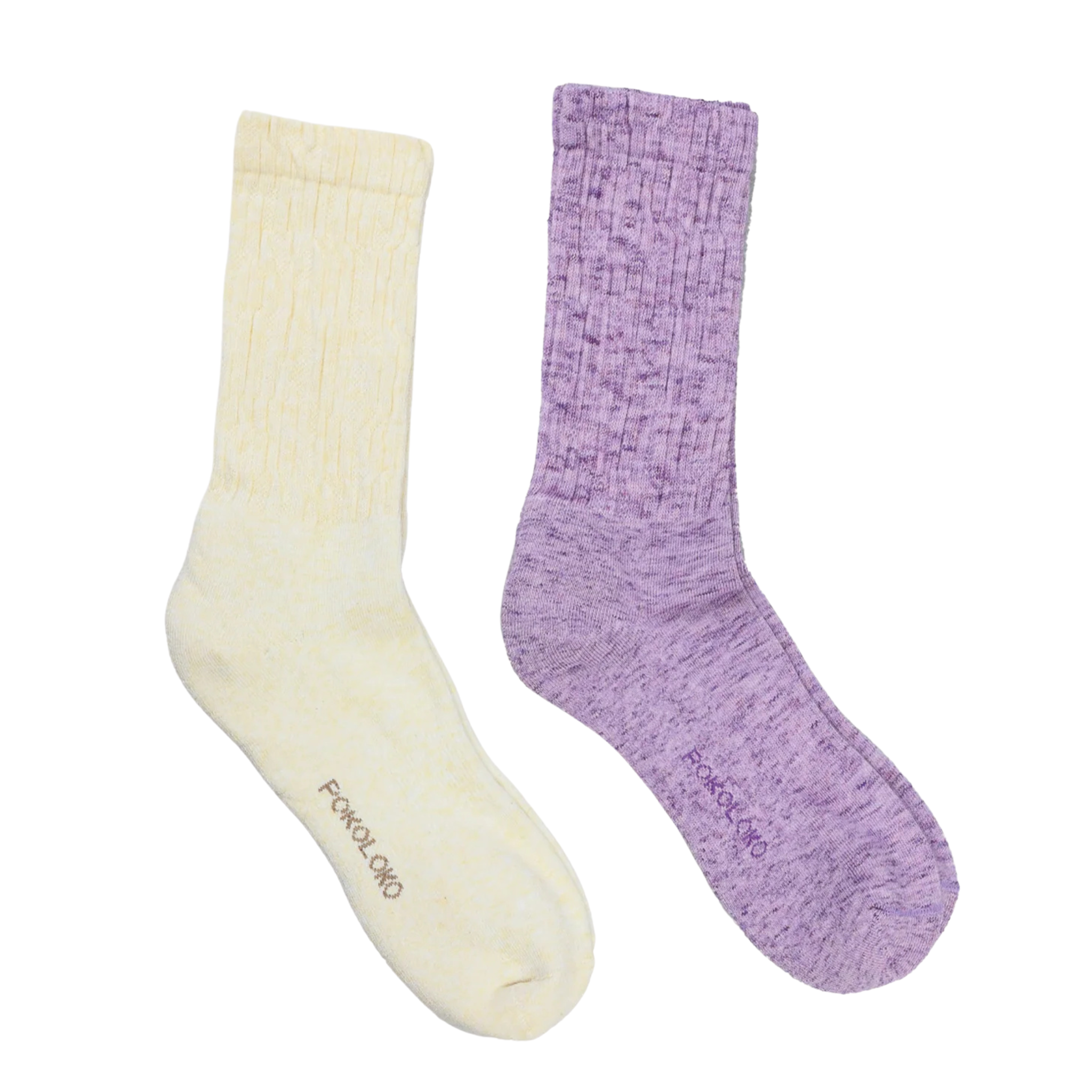 Scrunchie Pima Socks: 2 Pack