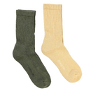 Scrunchie Pima Socks: 2 Pack-2