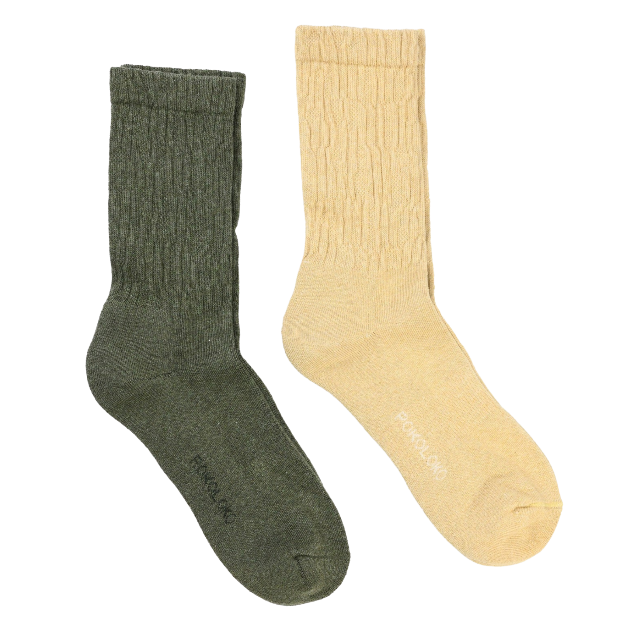 Scrunchie Pima Socks: 2 Pack - 0