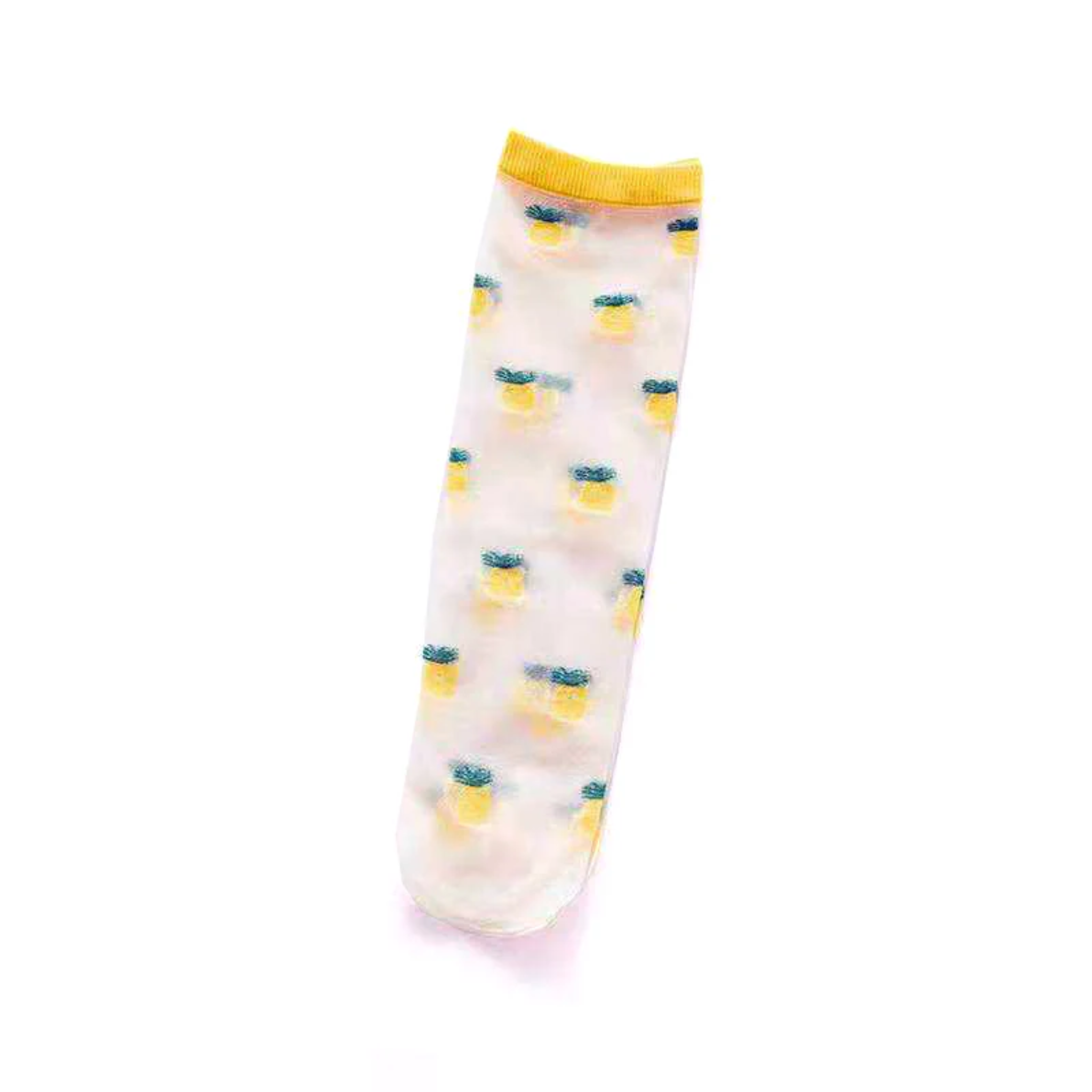 Buy pineapple Sheer Fruit Socks