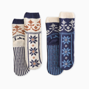Snowfall Slipper Socks (2 Pack)-1