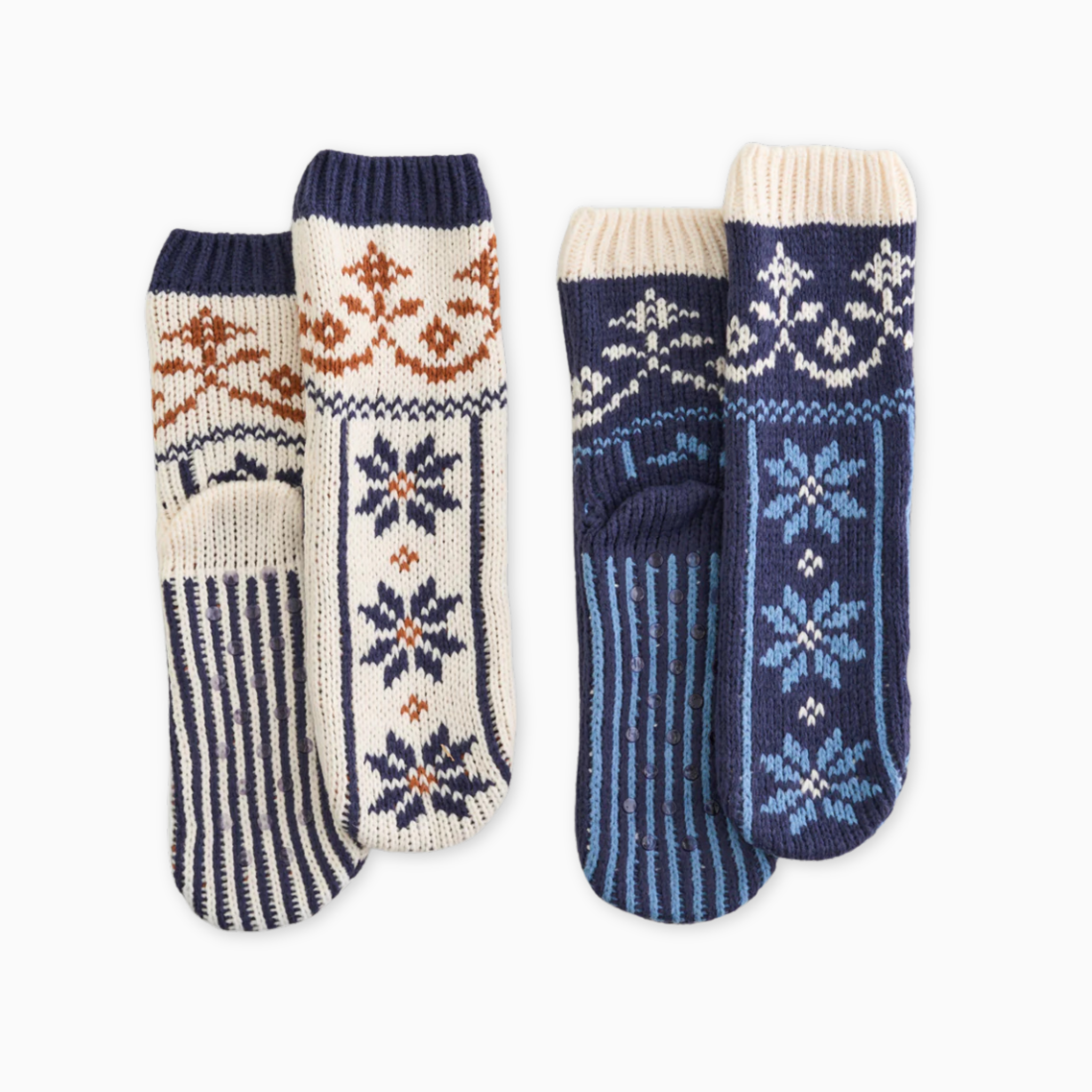 Buy navy-blue Snowfall Slipper Socks (2 Pack)