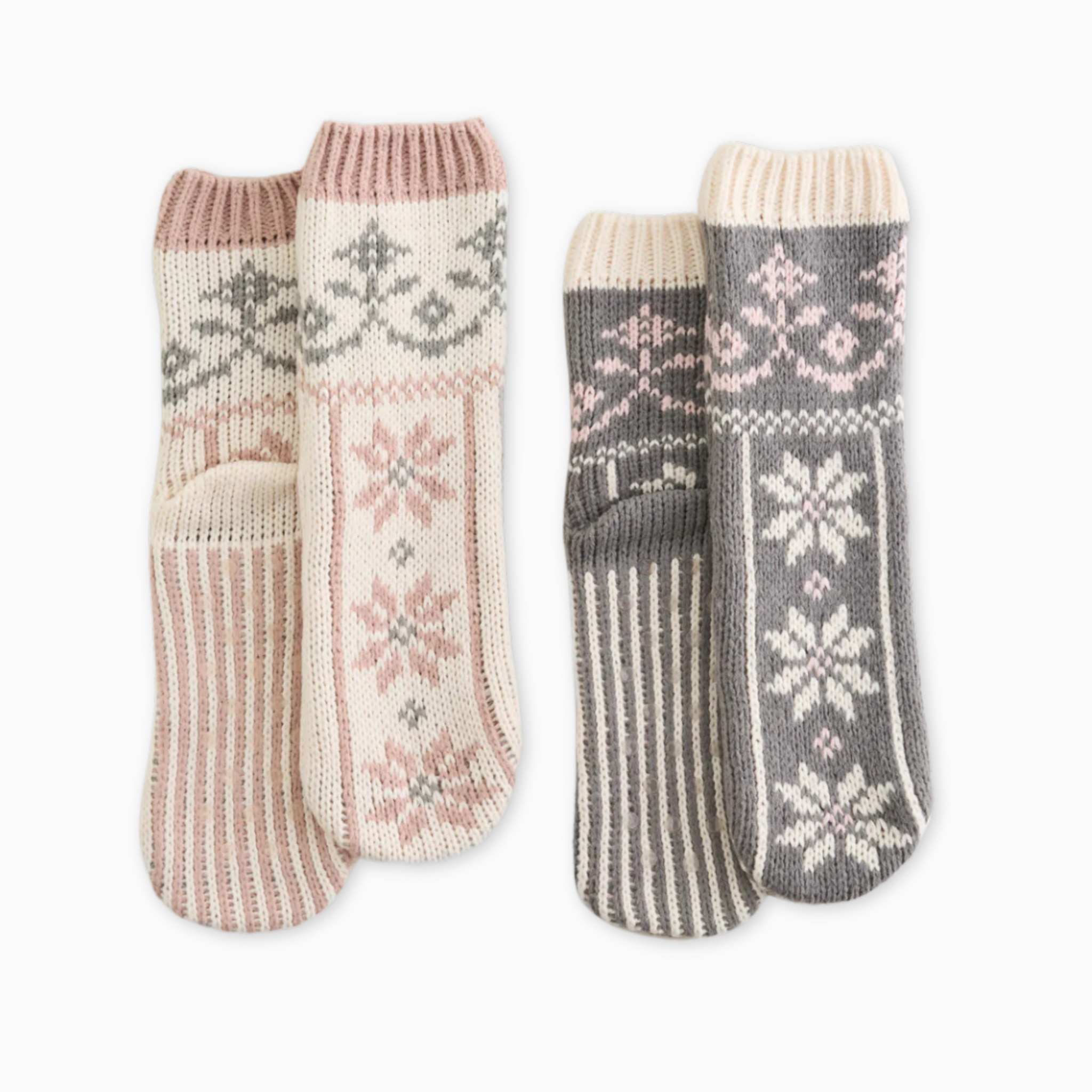 Snowfall Slipper Socks (2 Pack)