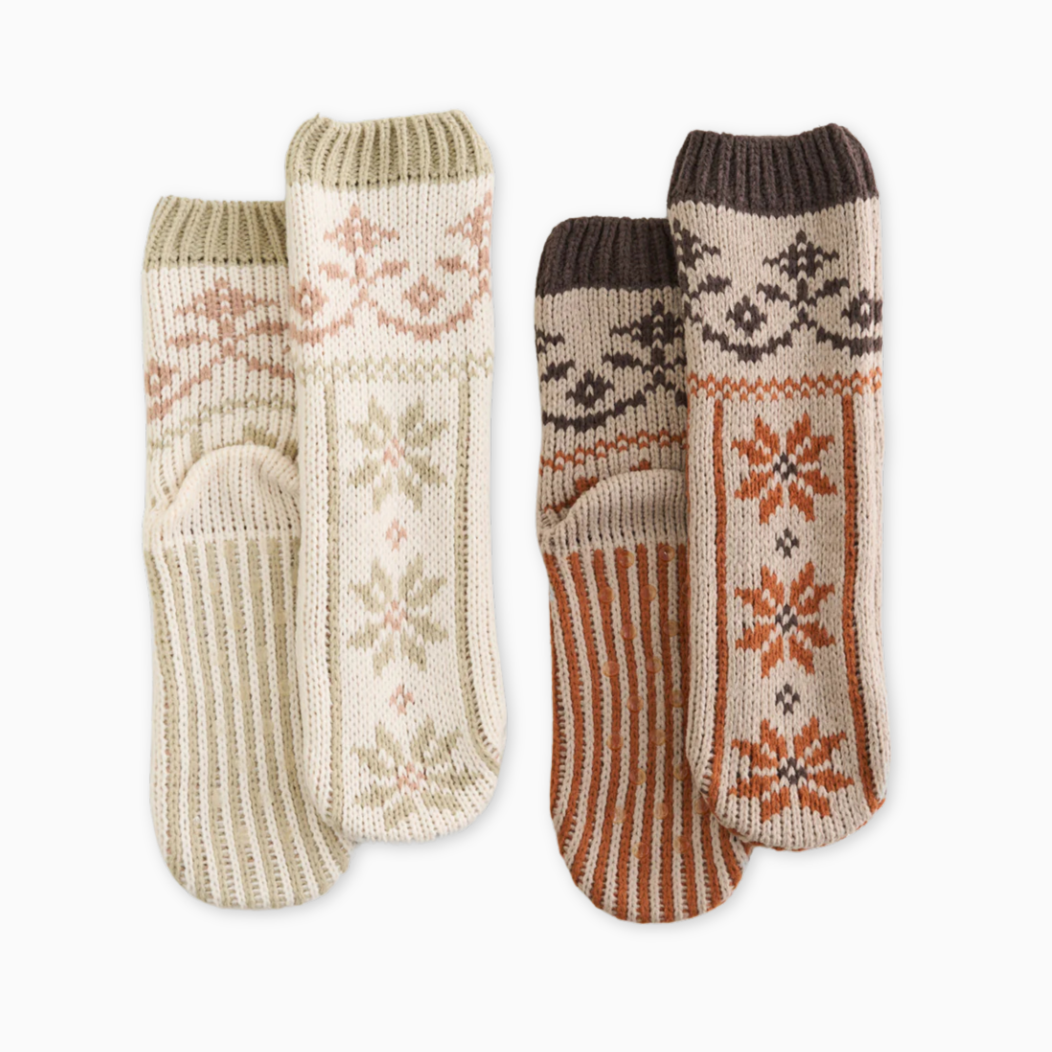 Snowfall Slipper Socks (2 Pack)