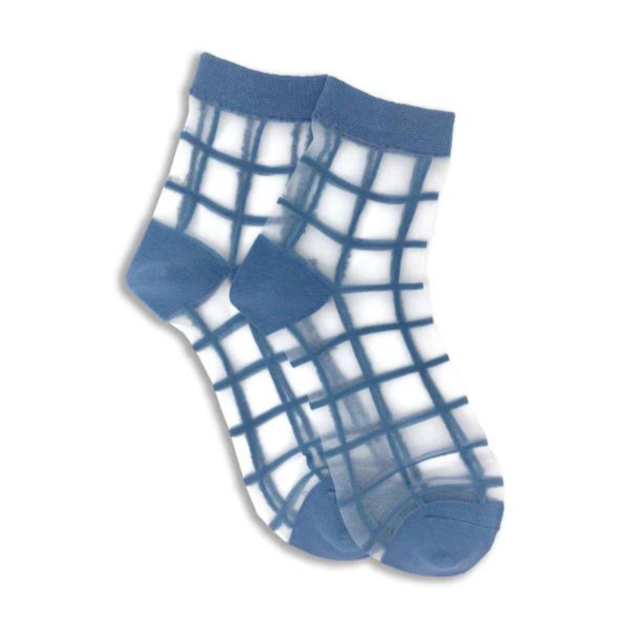 Buy blue Sheer Windowpane