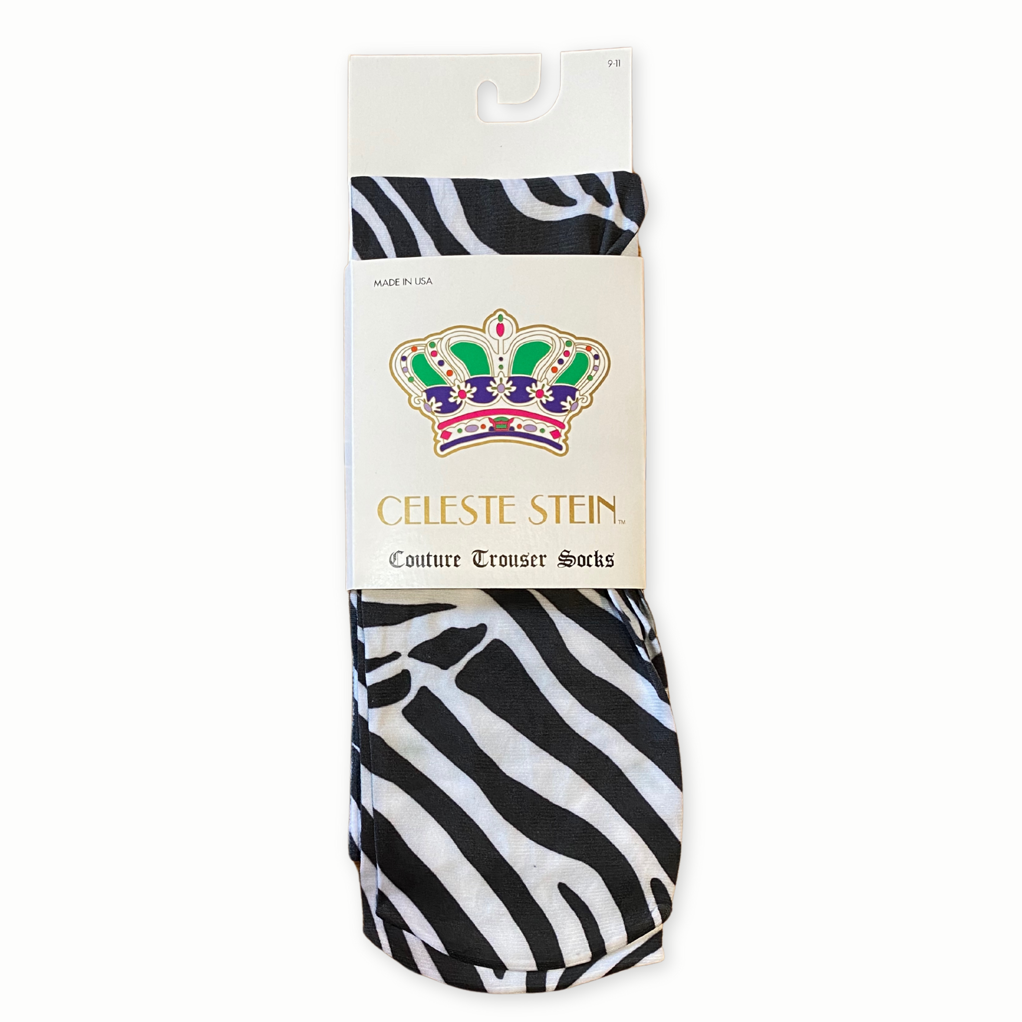 New Zebra Trouser Socks