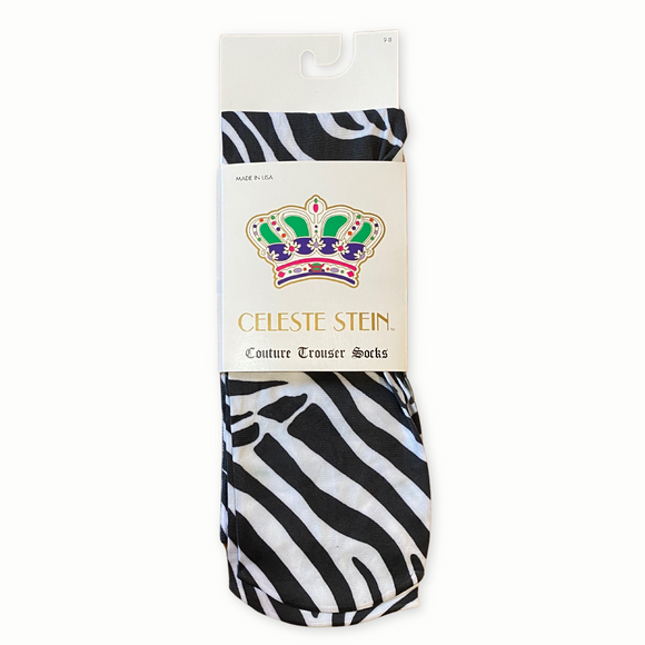 New Zebra Trouser Socks