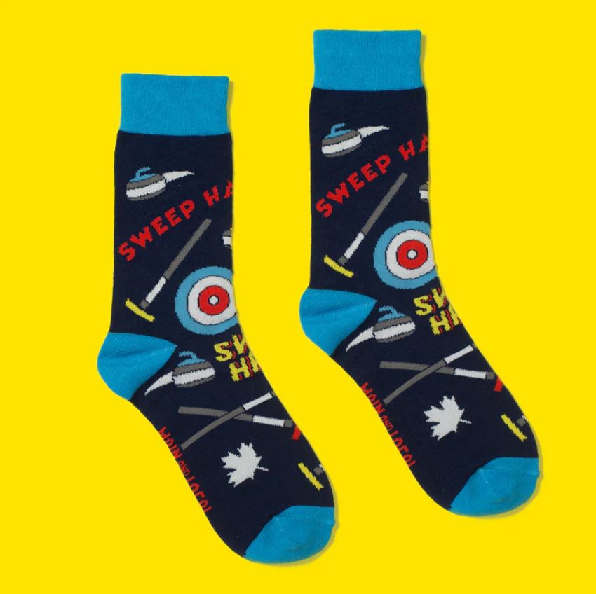 Canadian Curling Sock